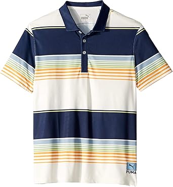 puma heather gradient golf polo