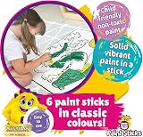 Little Brian Paint Sticks 6 Pack Assorted Colours Mess Free Twist & Paint view 3