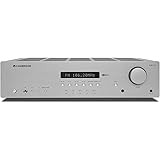 Cambridge Audio AXR100 100-Watt Stereo Receiver with Bluetooth | Built-in Phono Stage, 3.5mm Input, AM/FM with RDS