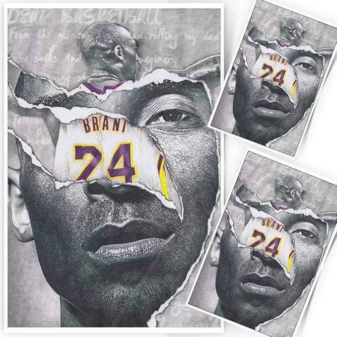 New Poster of Kobe Bryant No. 24 Basketball