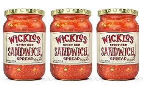 Wickles Spicy Red Sandwich Spread, 16 OZ (Pack of 3)