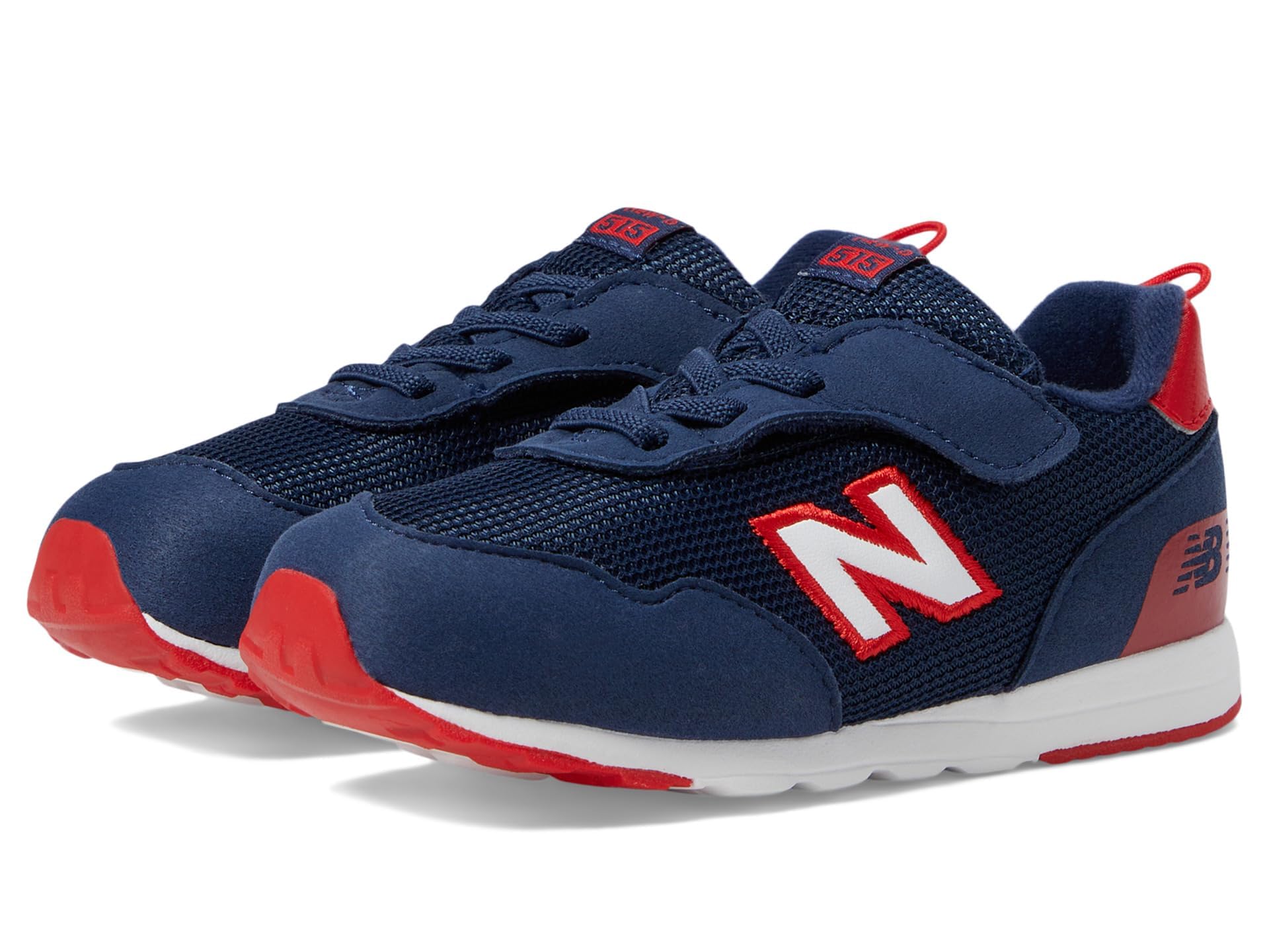 New Balance Baby 515 V1 New-B Hook & Loop Sneaker, Nb Navy/True Red, 3 Wide US Unisex Infant Image New Balance Baby 515 V1 New-B Hook & Loop Sneaker, Nb Navy/True Red, 3 Wide US Unisex Infant Image