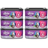 Litter Genie Refill Bags | Jumbo 6-Pack 168 total ft | Up to 24 months of supply in 6 cartridges | Ultimate Odor Control Cat 