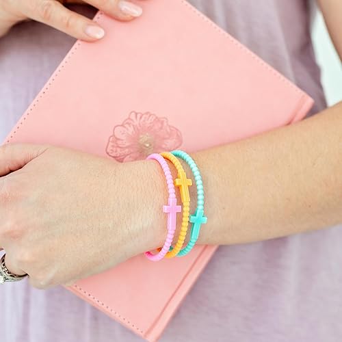 Ryan Rose Jesus Bracelets Cross Silicone Bracelet