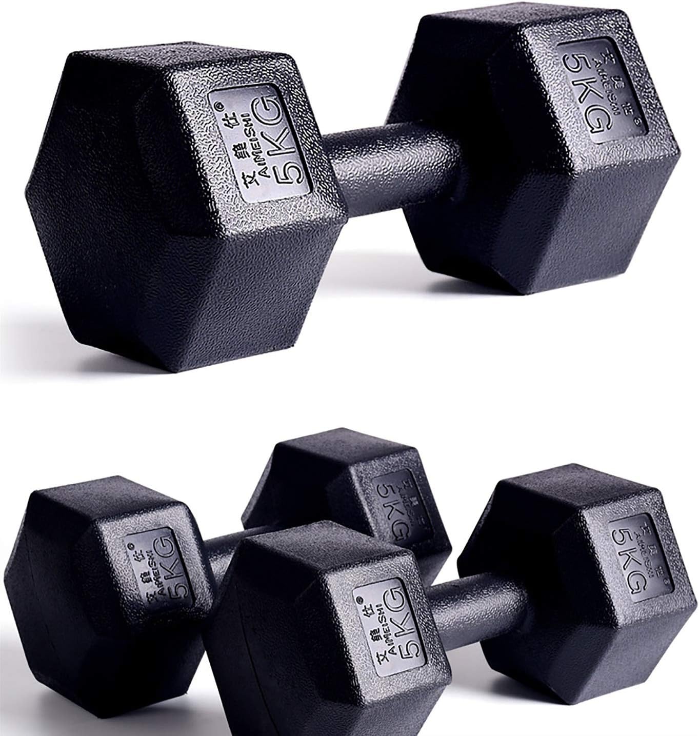 Fcgfh Hand Weights Dumbells Neoprene Dumbbells For Home Gym Exercise Fitness Full body rubber protection non-slip Training Weight Lifting Body Building Muscle Multiple from 2kg/5kg/10kg