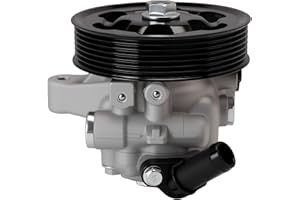 JAVOUKA Power Steering Pump with Pulley, for Acura RDX/RSX/TSX 02-12, for Honda Accord/CR-V/Element 02-11, 2.0L/2.3L/2.4L, #O