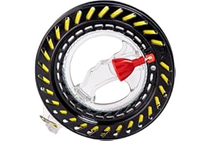 Trauebx Kite String Reel,8 Inch Kite String Spool,Kite Line Winder,Includes 1000ft Line High Strength Kite String,Safety Lock Design,for Kids and Adults