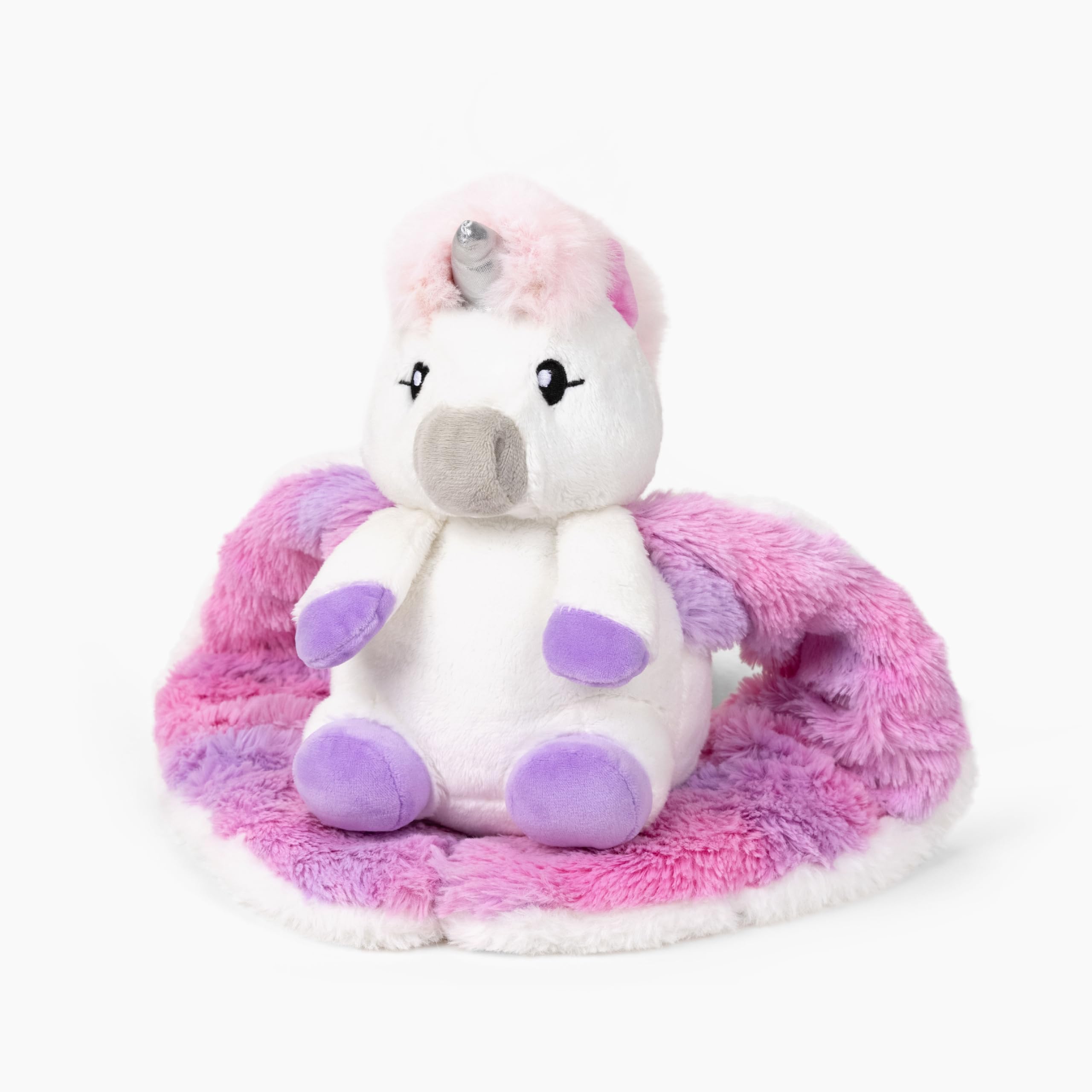 HUGIMALS Hugarounds Echo the Unicorn 2.5 lb Microwaveable Weighted Plush Neck & Shoulder Wrap | Soothing, Comforting Hugs for Self-Care & Relaxation | Unscented for Ages 2+