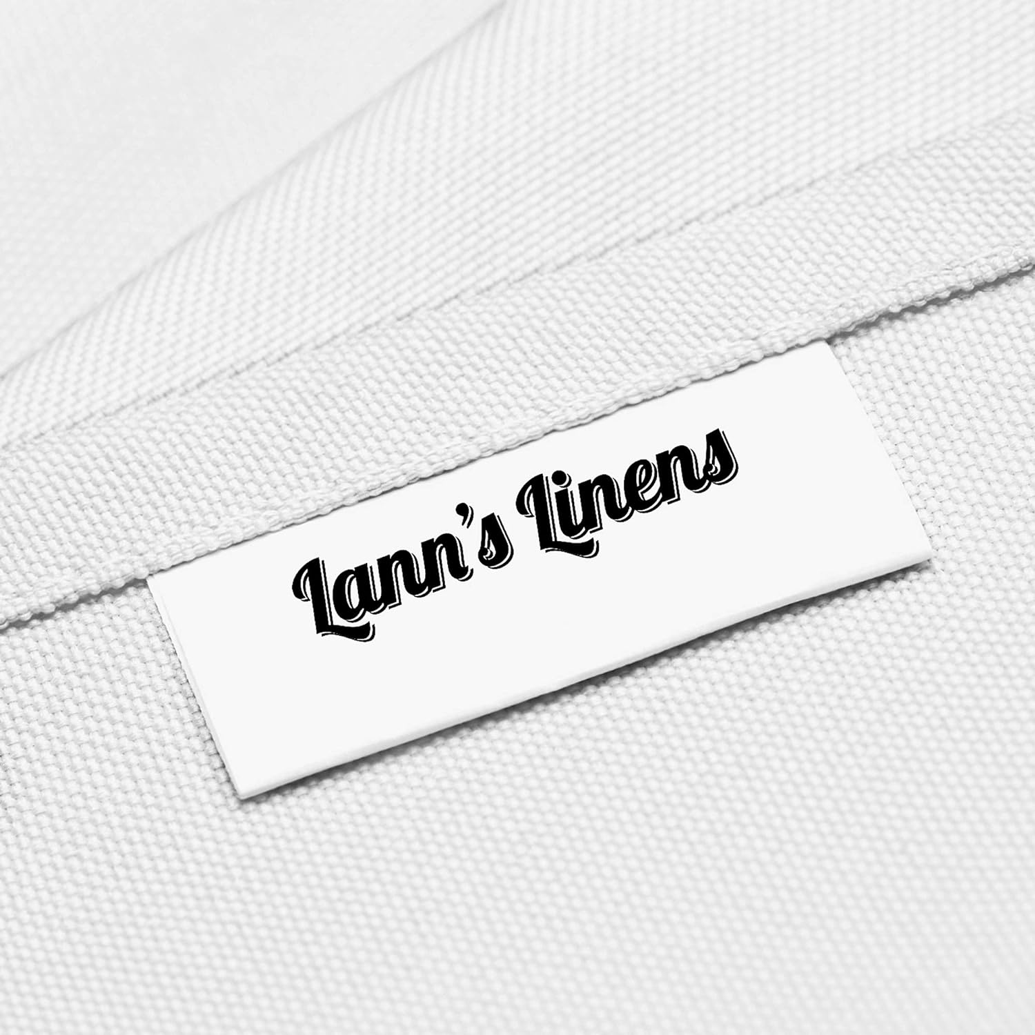 Lann's Linens - 10 Elegant Wedding/Party Folding Chair Covers - Polyester Cloth - White: Home & Kitchen