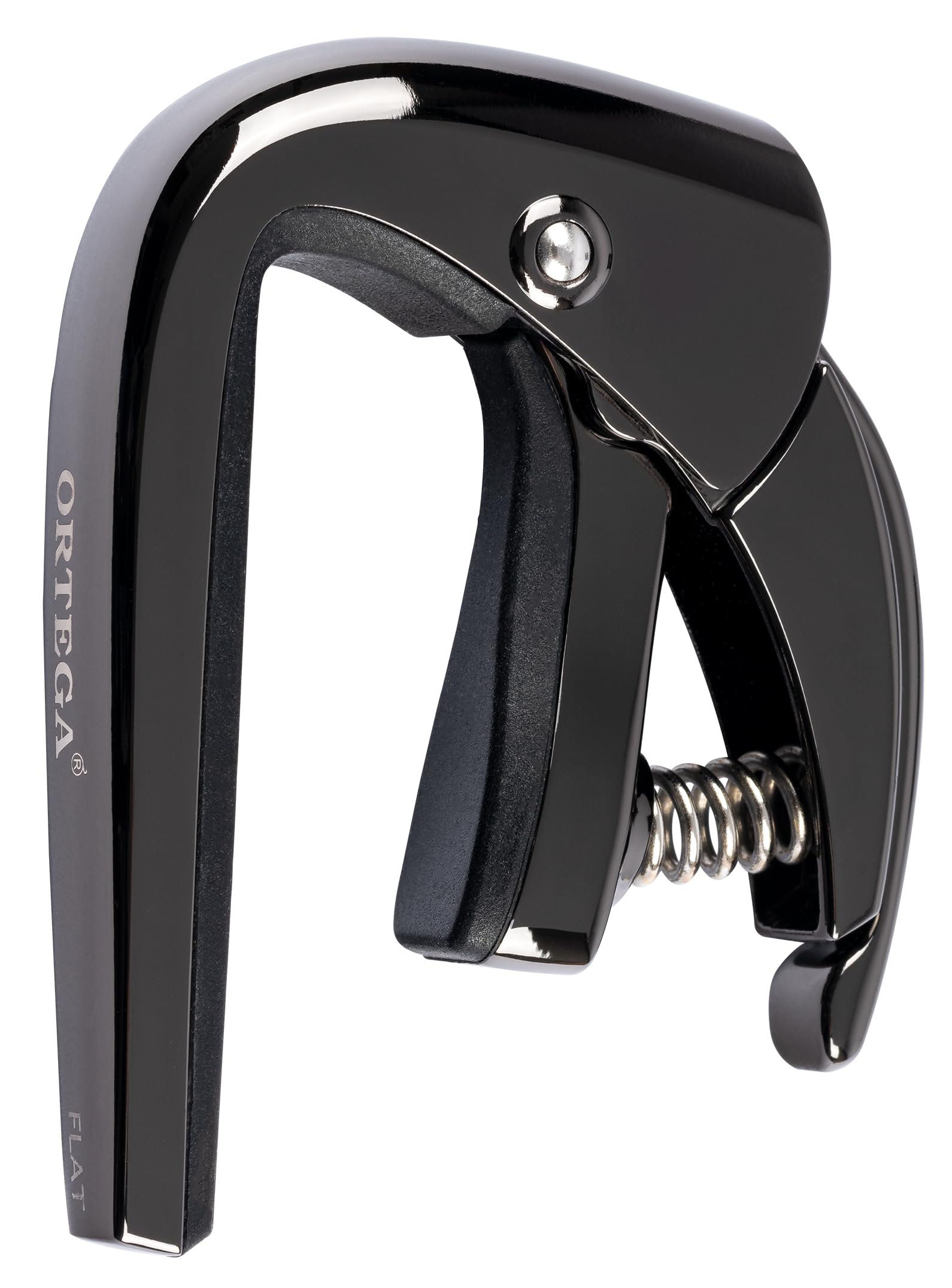 Ortega Guitars Capo Instrument Accessory - Flat - For Guitar - Zinc Alloy, Black (TNCAPO-BCR)