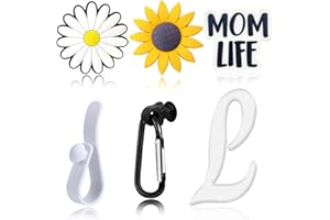 HYTYQDAFA 6pcs Letter Charms for Bogg Bag Accessories, Alphabet Lettering Accessories Charms Compatible with Bogg Bag Original All Models,Insert Decorative Letter for Handbag Beach Tote Bag