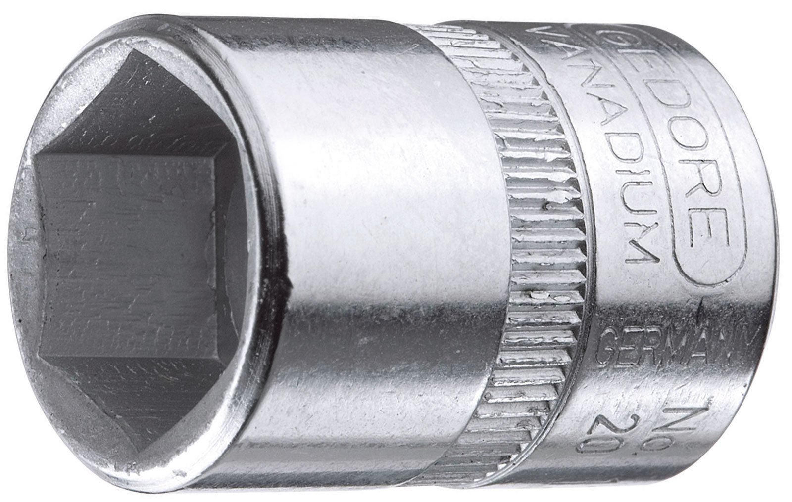Gedore 2011/32AF 1/4-Inch - 11/32 6 Hex Screws Socket - Silver