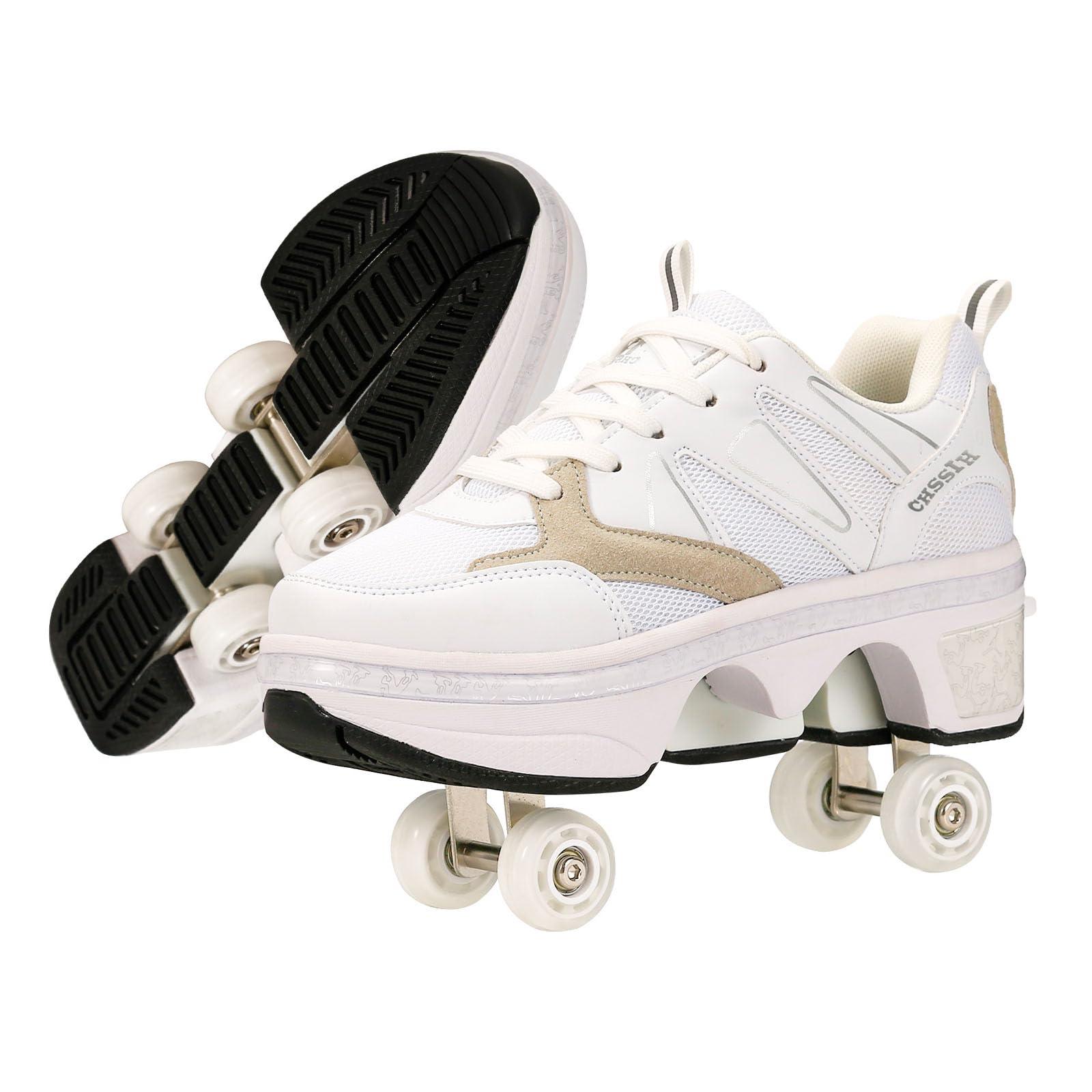 Mua Roller Skate Shoes for Girls and Boys - Sneaker Skates for Women, Shoe  with Retractable Wheels - Birthday Christmas for Kids,Grey-6.5US trên  Amazon Mỹ chính hãng 2025 | Fado