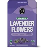 FGO Organic Dried Lavender Flowers, Extra Grade Dried Buds, Imported from France for Culinary or Sachet Bags, 4oz, Packaging May Vary (Pack of 1)