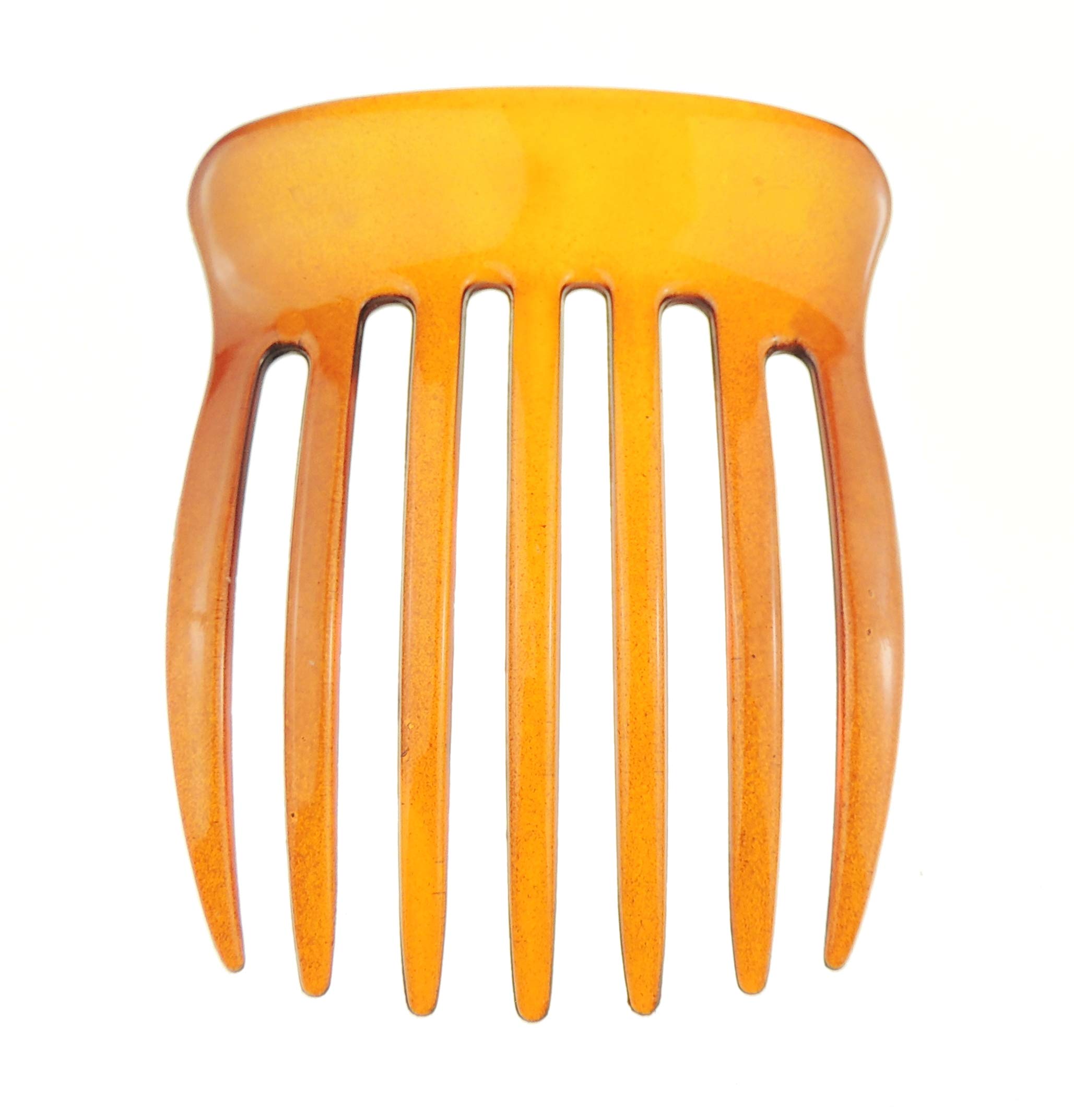 Ladies Vintage Look Womens Girls Party Evening Large Plastic Ponytail Fine Hair Accessories Occasion Party School Comb Slide Tort Brown