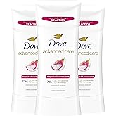 Dove Advanced Care Antiperspirant Deodorant for Women Dragon Fruit & Coconut Cream 3 pack 72 hour sweat and odor protection 2.6 oz