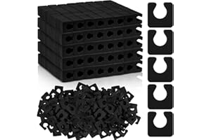 Mumufy 1000 Pcs Individual Toe Separators Bulk Soft Foam Comfortable Pedicure Toe Separators Dividers for Women Men Art Manicure Feet Nail Polish Painting Spa(Black)