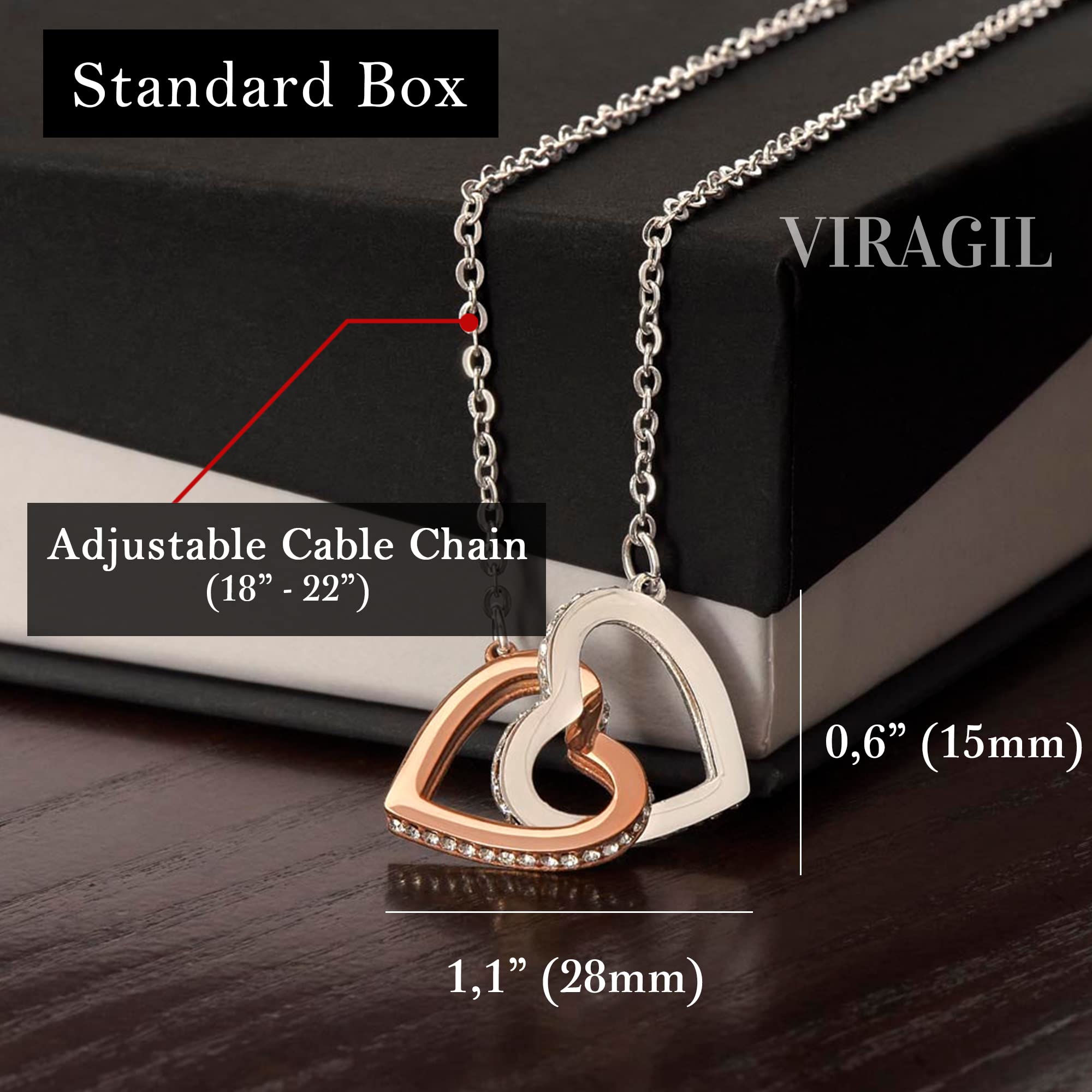 Granddaughter Necklace - Gifts From Grandma & Grandpa, Birthday & Christmas