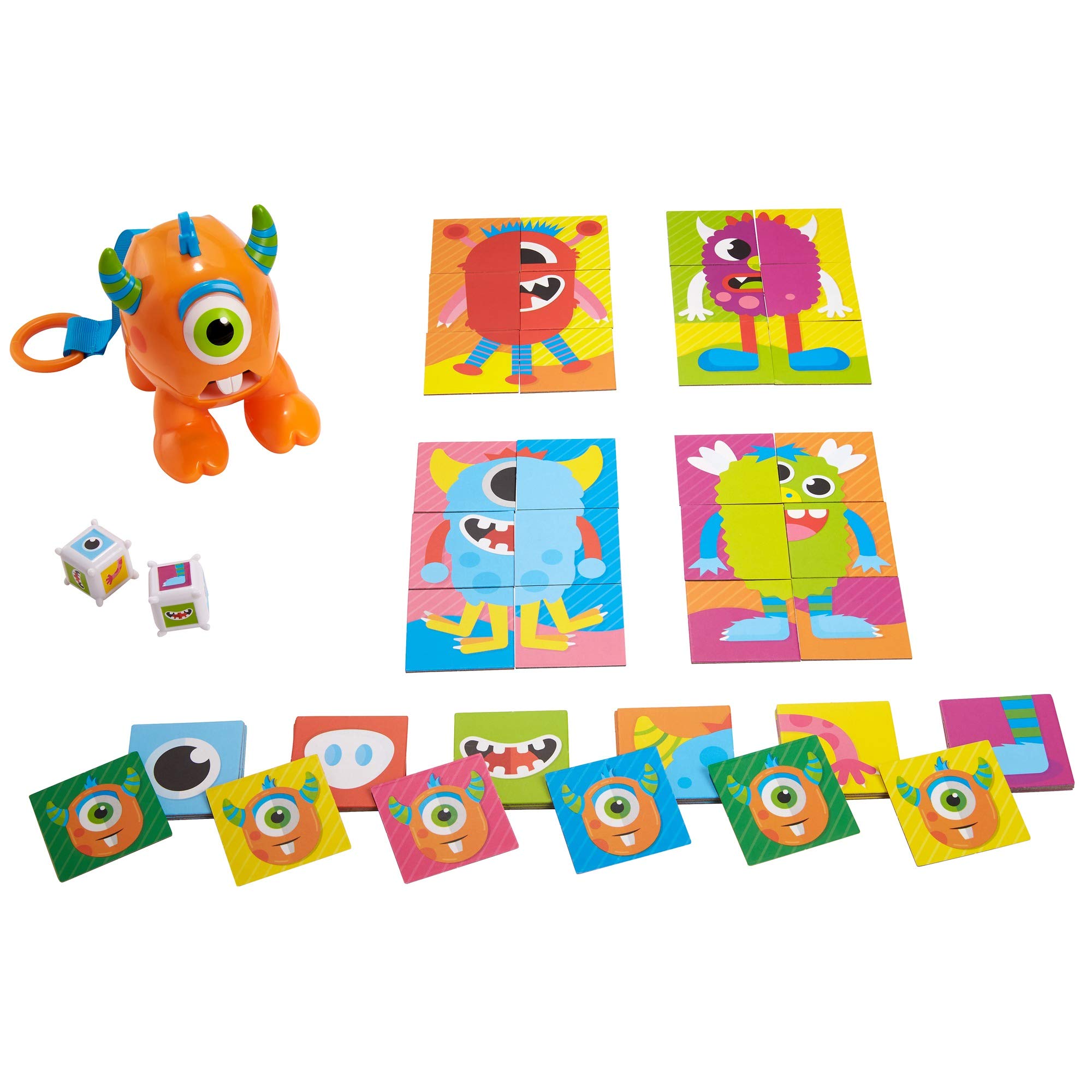 Mattel Games Fisher-Price GWN52 | Signature Preschool Game 1 - Roll-A-Match Monster Game