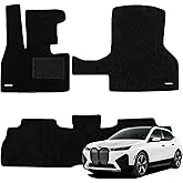 WENNEBIRD Superior Carpet Floor Mats for 2021-2025 BMW iX xDrive50, iX M60 (i20), 0.6 Inch Thickness Rugs, Premium All Weather Anti-Slip Waterproof Floor Liners - 3pc