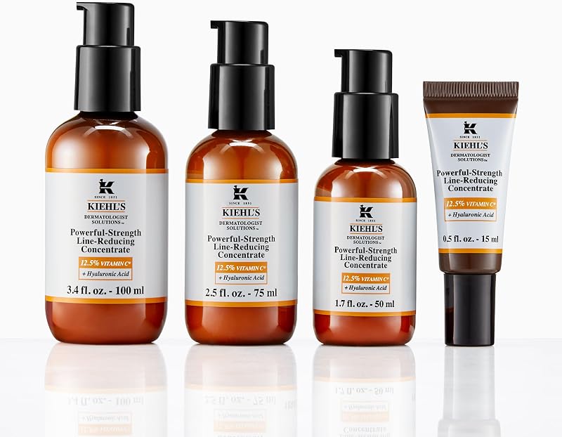 Sérum de Vitamina C Concentrado de Redução de Linhas de Força Poderosa da Kiehl's 75 ml