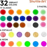 Shuttle Art 32 Colour Gouache Paint Sticks Kit Non-Toxic Quick Drying view 2