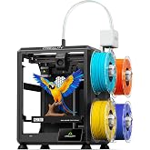 Creality K2 SE 4C 3D Printer, Multi-Color 3D Printer, 500mm/s Fast Printing | Heated Bed, Beginner-Friendly, Ready to Use, Auto Leveling, 220&times;215&times;245mm Print Size, Ideal FDM 3D Printer for Kids &amp; Makers