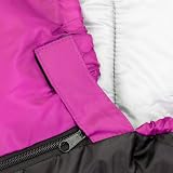 Andes Pichu 300 Kids Camping Sleeping Bag 2-3 Season Pink/Black view 3