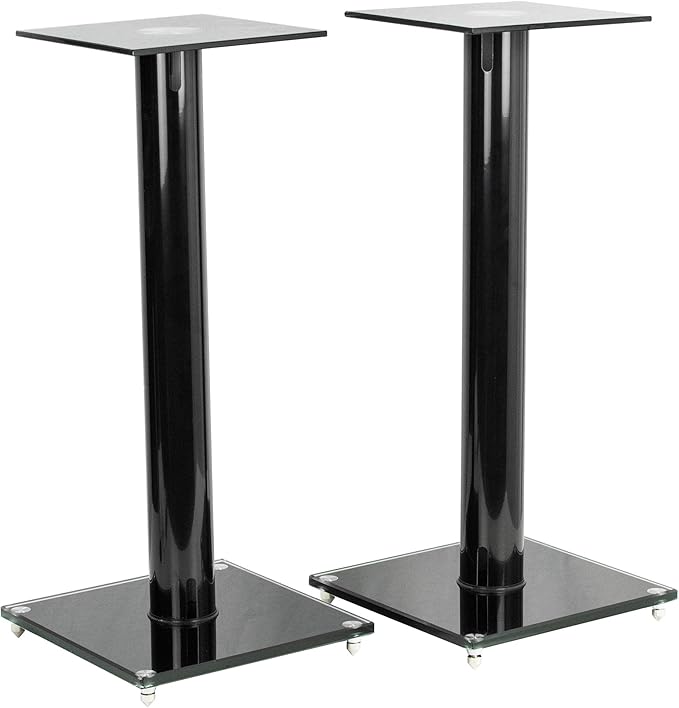 Vivo Universal Floor Speaker Stands For Surround Sound Amazon.co.uk