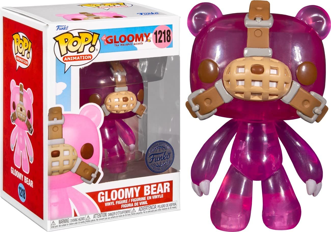 Funko Gloomy Bear Assortment Pop! Animation Vinyl Figures Gloomy The Naughty Grizzly Toy Tokyo W/Translucent Black Chase 9