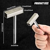 Mudder 3pk Diamond Grinding Wheel Dresser Stone Dresser for Bench Grinder Silver view 3