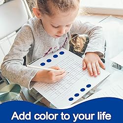 1400 PCS Blue Dot Stickers Round Coding Labels