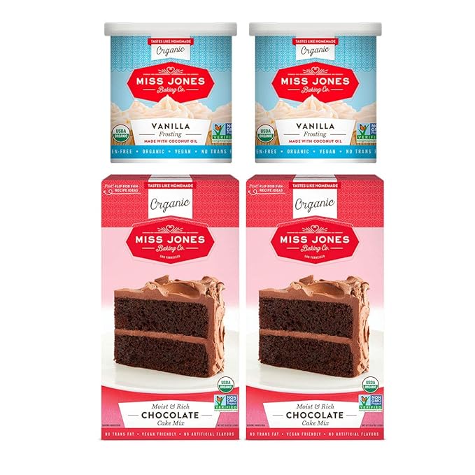 Miss Jones Baking Organic Cake and Cupcake Mix with