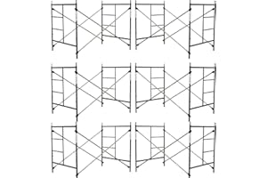 CBM SSCAFFOLD 6 Set New Snap-On Lock 5' X 5' X 7' Masonry Scaffolding Frame Sets CBM Scaffold Y