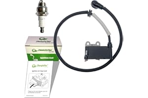 Zhongfatec-366-XHHS 502846401 Ignition Module Coils and Spark Plug fit for Husqvarna Backpack Blower 150BF,350BF,350BT Replaces coil 511492901