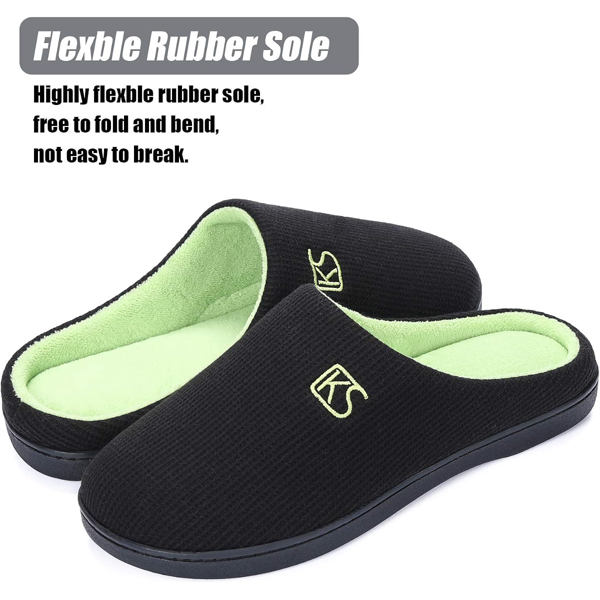 KomForme Slippers for Men Memory Foam 