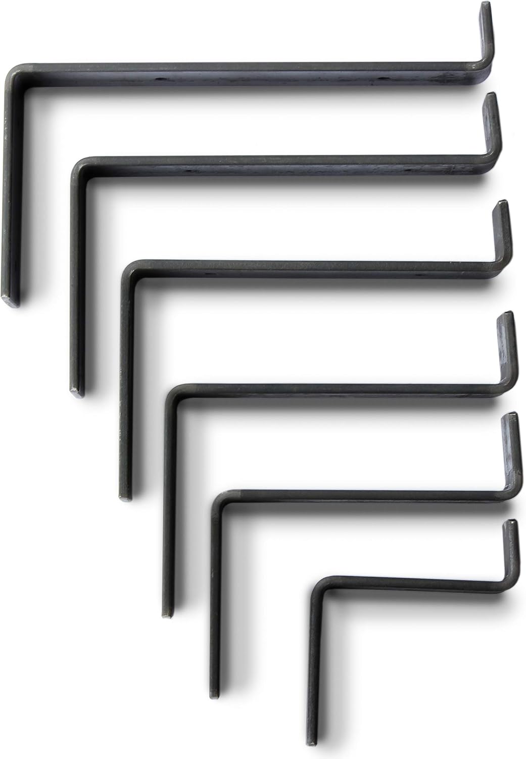 wall shelf hangers on Amazon Com Shelf Brackets Steel Handcrafted 2 Inches Wide 2 Inch Lip Set Of 2 Amish Made In Lancaster County Pa Brackets Only Shelf Not Included By Urban Legacy 10 Deep Home Improvement