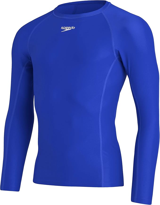 Speedo Essential Rash Guard Maglietta a Maniche Lunghe, da Uomo, Uomo