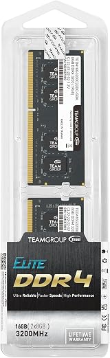 TEAMGROUP Elite 16GB DDR4 Laptop RAM 2x8GB 3200MHz SODIMM CL22 Non-ECC Upgrade view 7