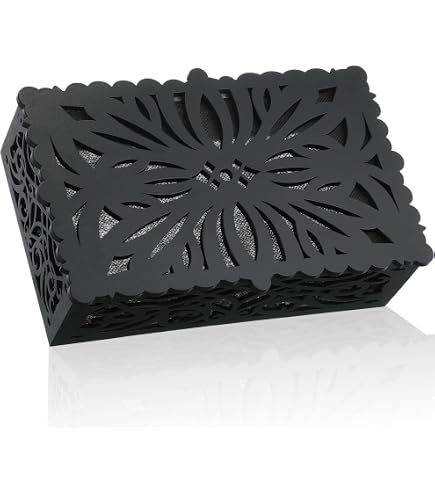 Rattan Design Doorbell Chime Cover Box – Decorative Cover For Wall-Mounted Doorbells (White)