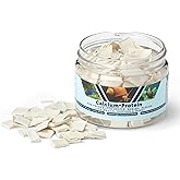 KatsAquatics Calcium + Protein, for Strong Shells, Healthy Molts, 100% Natural, Does Not Dissolve in Water, Fast Sinking for Aquatic Shrimp, Snails, Plecos and More! Biologist Made in USA