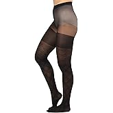 ToBeInStyle Women's Argyle Checkered Diamond Rhombus Net Opaque Sheer Tights Pantyhose