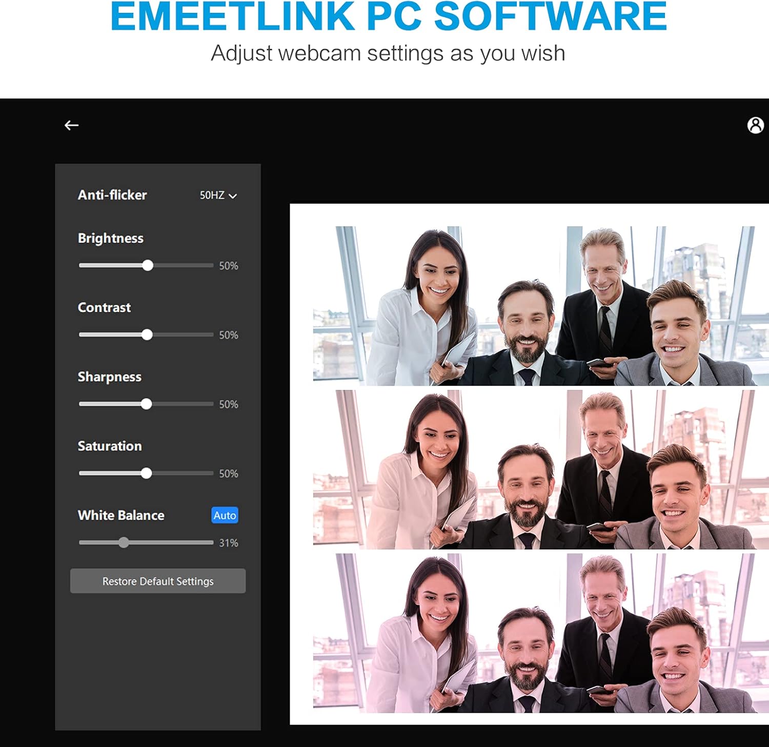 1080P Webcam with Microphone, eMeet C960 Web Camera, 2 Mics Streaming Webcam, 90°View Computer Camera, Plug & Play USB Webcam for Online Calling/Conference, Zoom/Skype/Facetime/YouTube, Laptop/Desktop : Camera & Photo