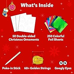 Skillmatics Foil Fun - Christmas Ornaments, Mess