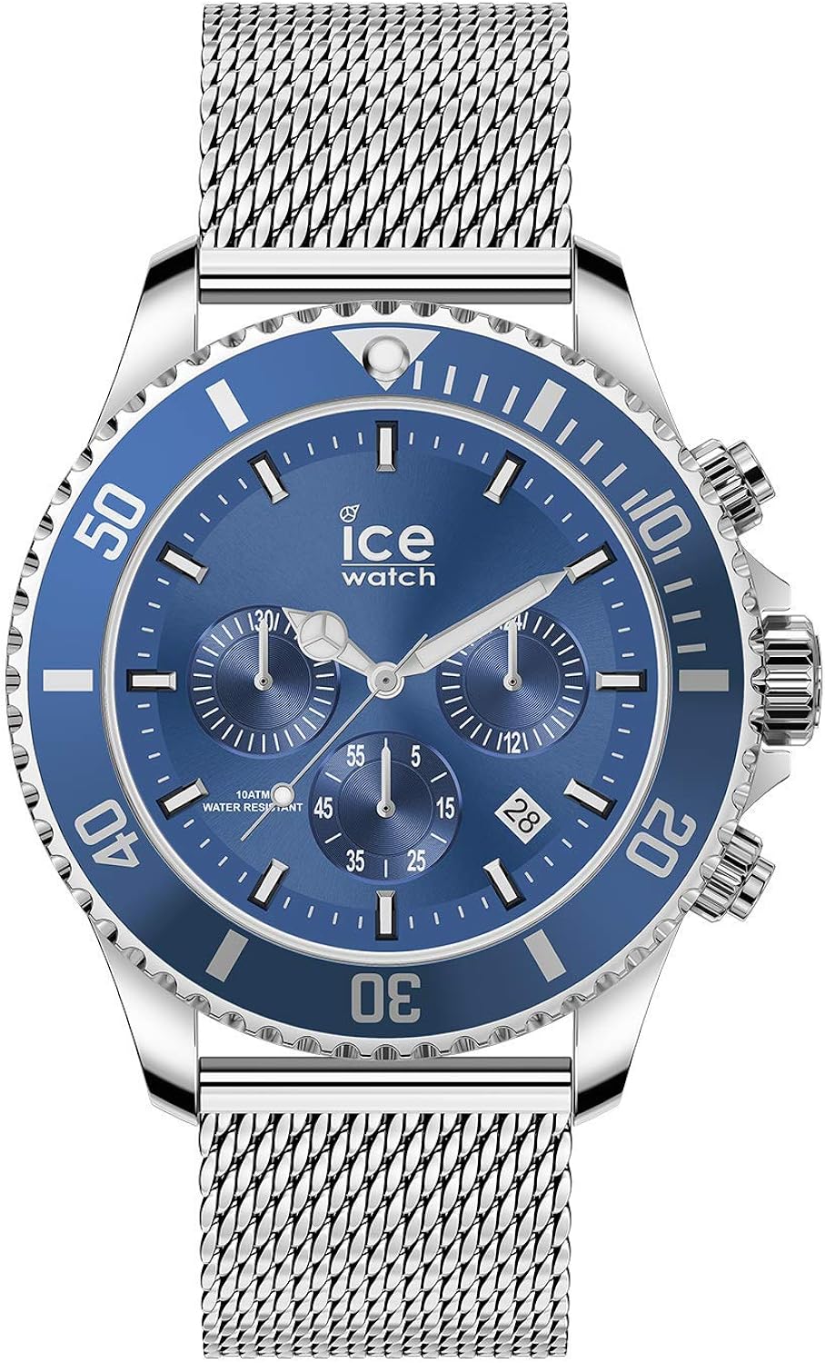 Montre Homme Icetime Roadster Automatique Avec Diamants - Bracelet Marron, Reconditionnée