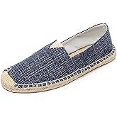 Altxic Men's Closed Toe Comfortable Canvas Slip on Flat Espadrilles