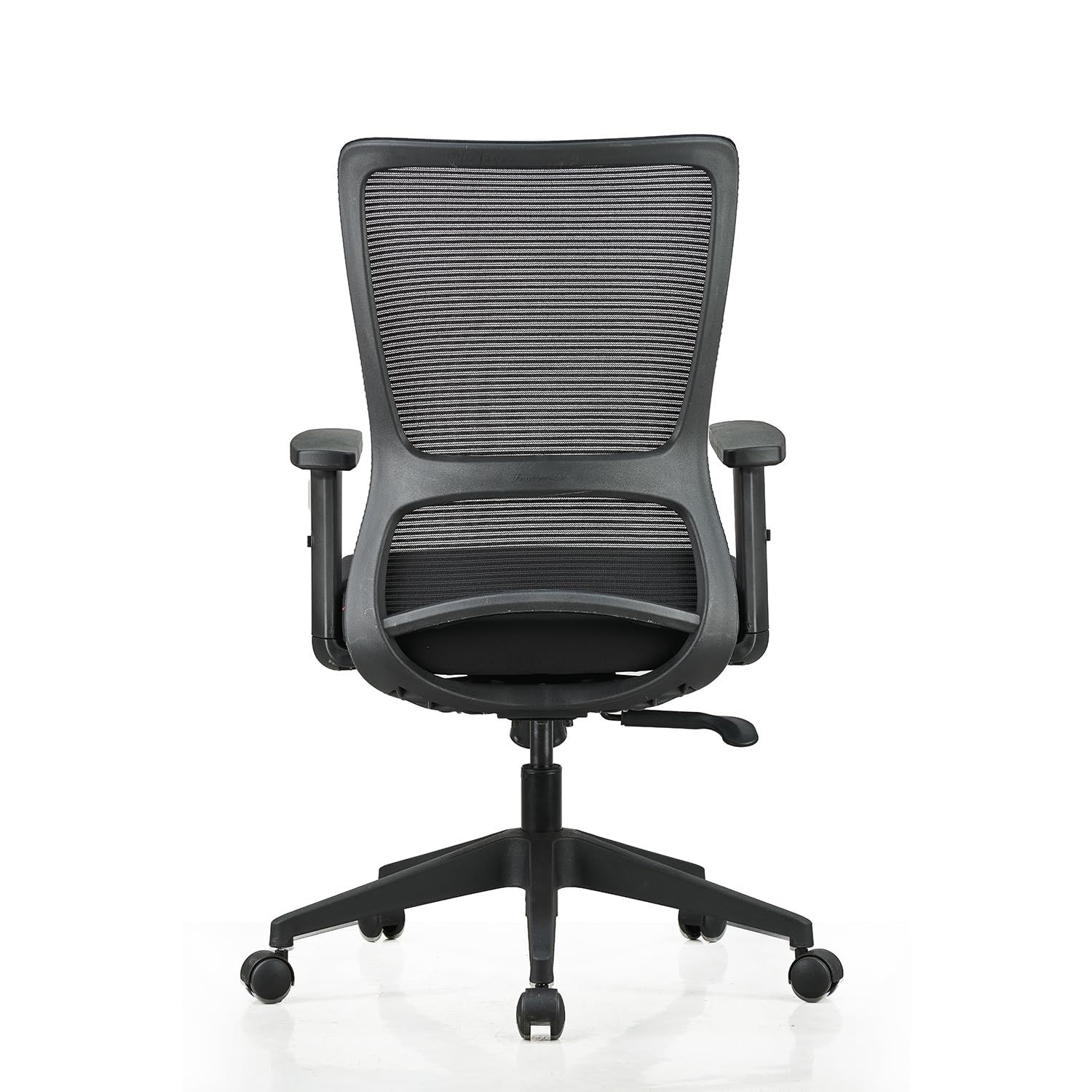 Image showing fixed lumbar support and 360 degree swivel mechanism