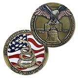 Don't Tread on Me Challenge Coin US Liberty Bell