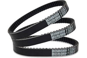 NOTETOUPT 30 Series Go Kart Drive Belt Replaces Manco 5959 / Comet 203589 Go Kart Belt, Torque Vonverter Belt (3Pcs)