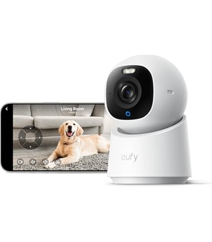 COCOCAM 2K Camera Surveillance WiFi Interieur sans Fil Pan/Tilt à Batterie 5200mAh, pour de Bébé